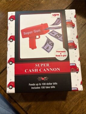 Super Cash Cannon Money Gun - Red